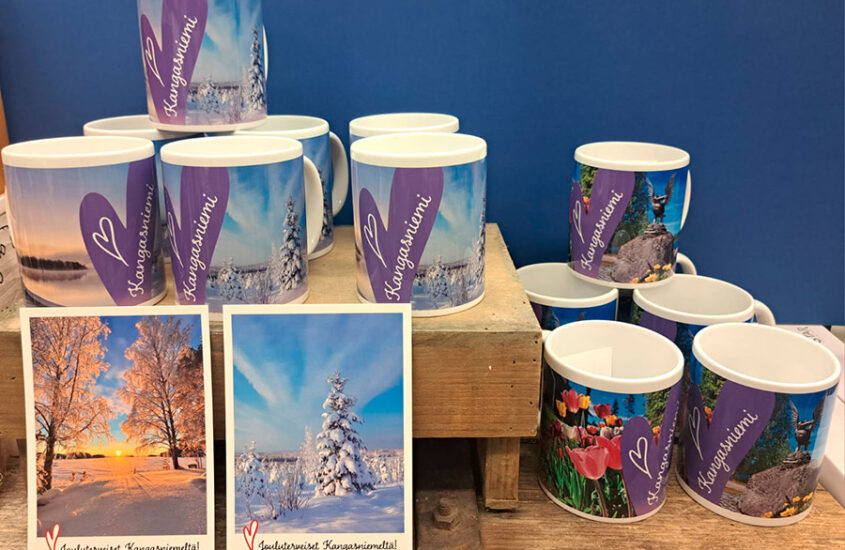 Kangasniemi-mukit ja joulukortit nyt myynnissä!